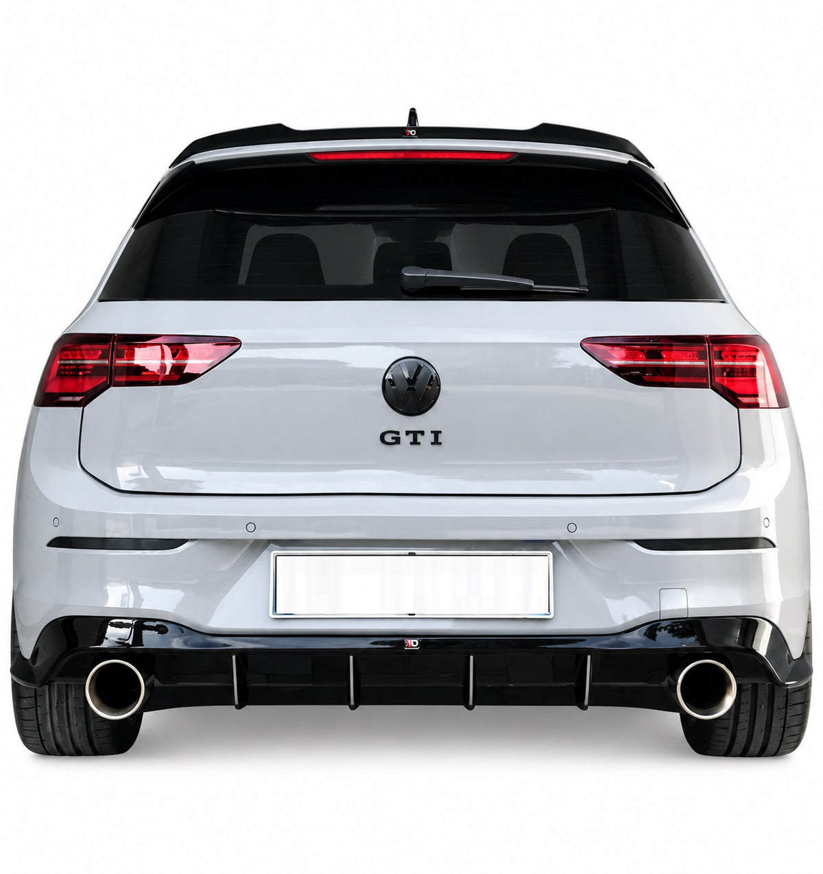👉ART.1908/ART.2417 Diffusore Posteriore Adatto per VW Golf 8 8.5 Nero Lucido👈