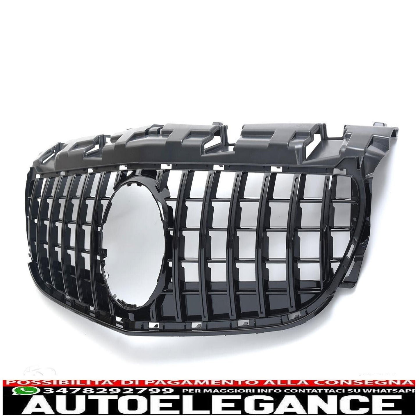 Radiator Grille Sport Panamericana GT Grill For Mercedes R172 SLC 2015-2020