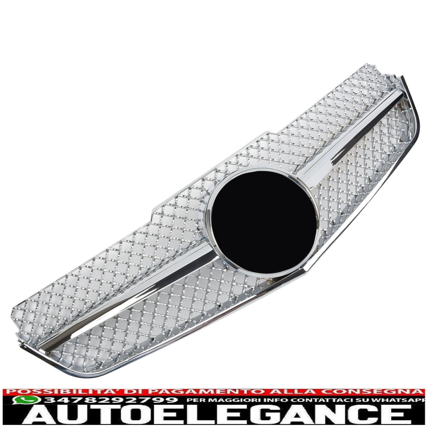 sport grill radiator grill suitable for mercedes w207 coupe cabrio chrome - show original titleoriginal textgrill sport kühlergrill passt für mercedes w207 coupe cabrio chrome