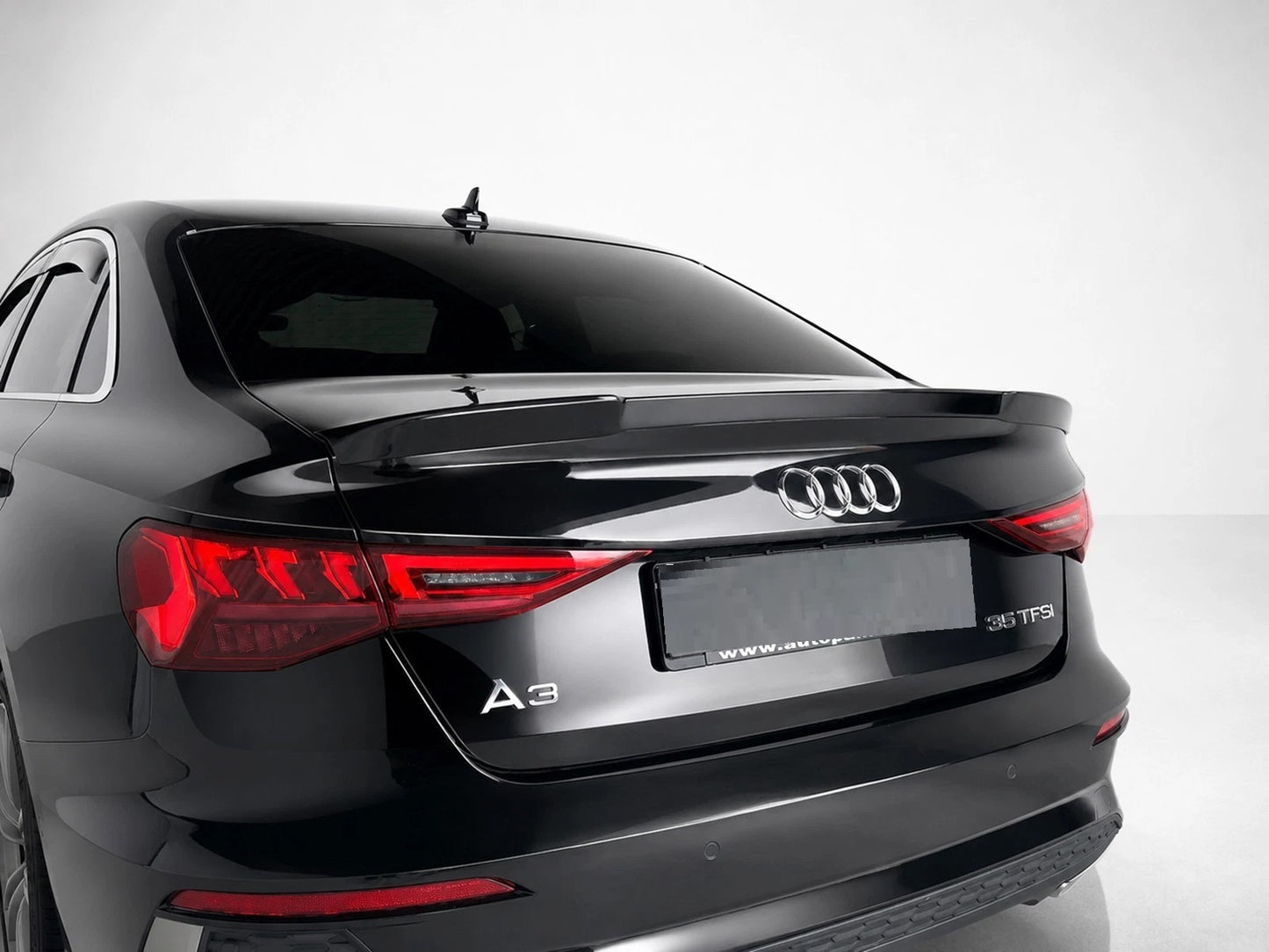 👉Spoiler Baule Labbro Posteriore Audi A3 S3 RS3 Berlina 8Y PU Non Verniciato👈