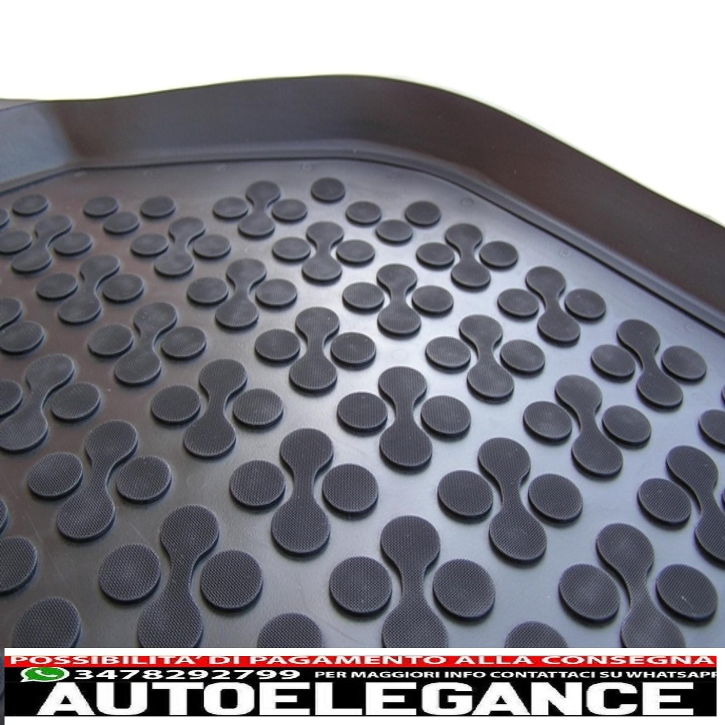 Black rubber trunk mat suitable for BMW X5 (F15) 2013+