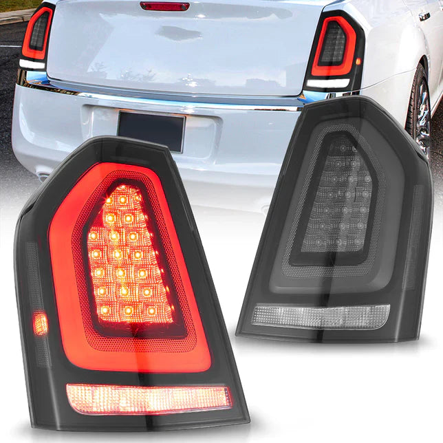 LED Tail Lights for Chrysler 300 and Lancia Thema 2011-2014 with Boot Animation