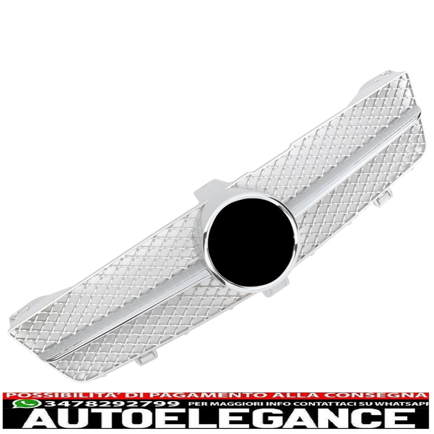 sport grill radiator grill suitable for mercedes w219 cls 2008-2010 silver chrome - show original titleoriginal textgrill sport kühlergrill passt für mercedes w219 cls 2008-2010 silver chrom