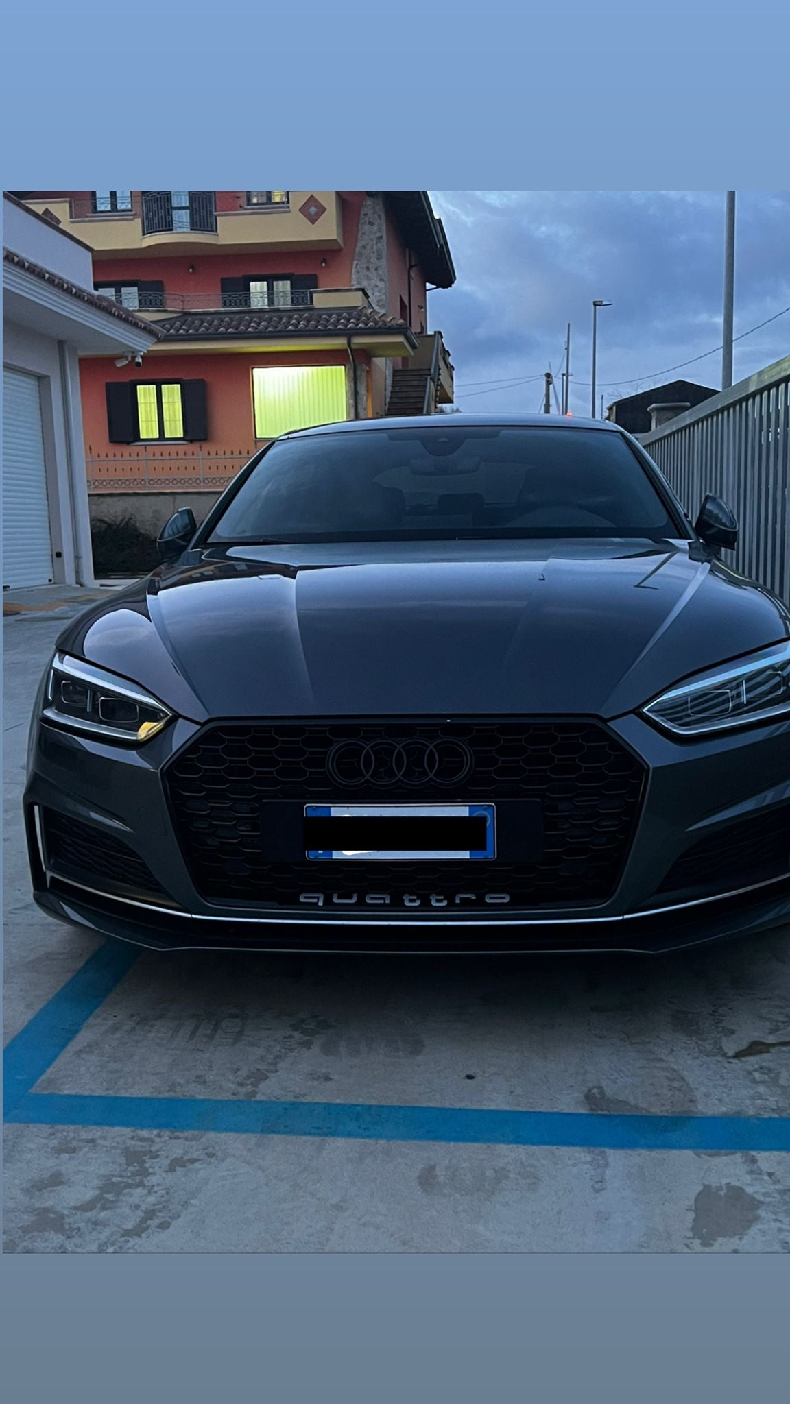 FRONT GRILLE FOR AUDI A5 F5 2017+ RS5 LOOK