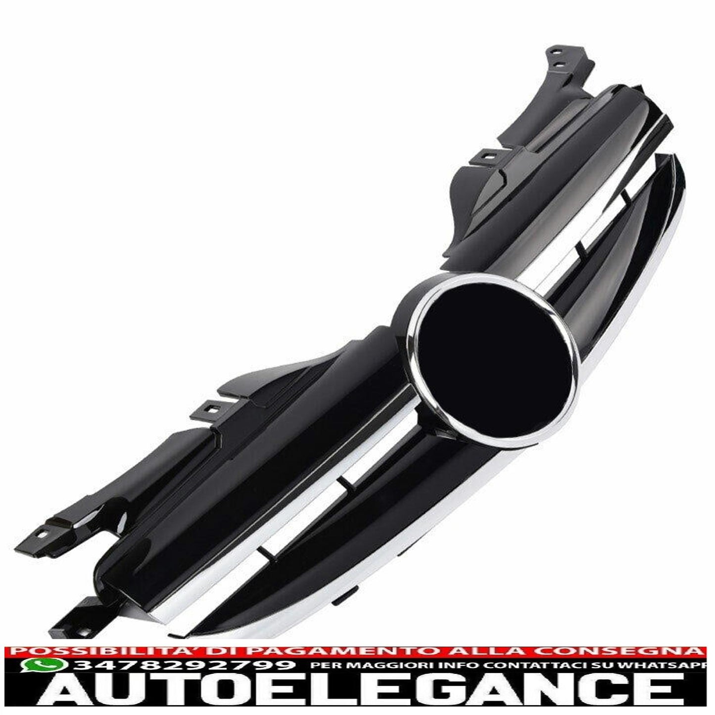 griglia sport griglia radiatore adatto per mercedes r170 slk nero + cromo-mostra il titolo originaletesto originalegrill sport kühlergrill passt für mercedes r170 slk schwarz + chrom