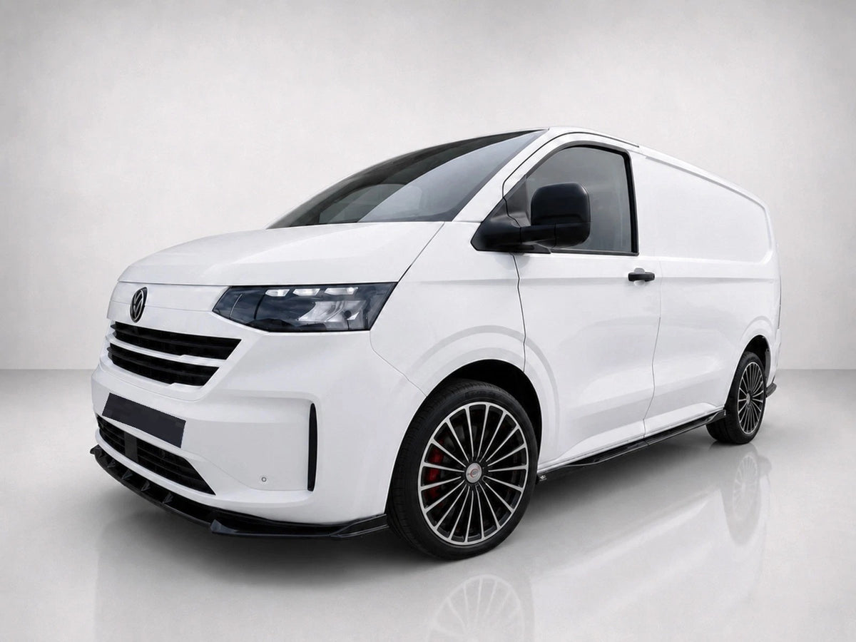 👉Minigonne laterali V.2 per Ford Transit Custom L1 MK2 / VW T7 ABS lucido👈