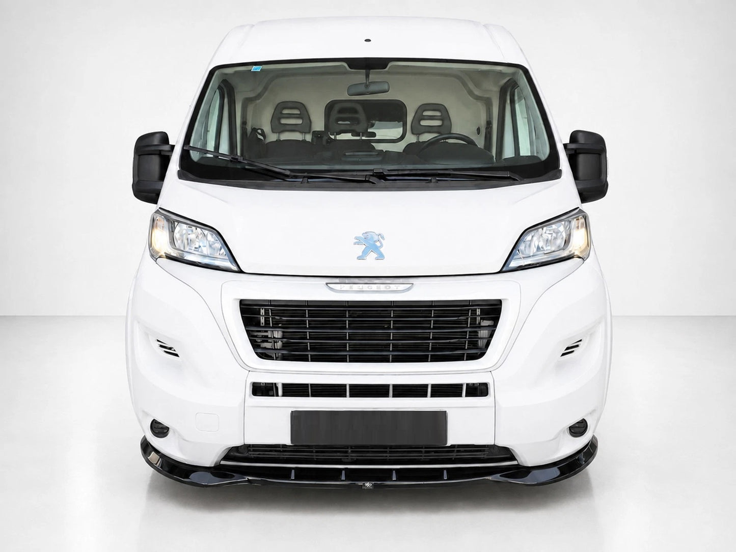 👉Splitter anteriore per Citroën Jumper/Peugeot Boxer MK3 FL 14-24 nero lucido👈