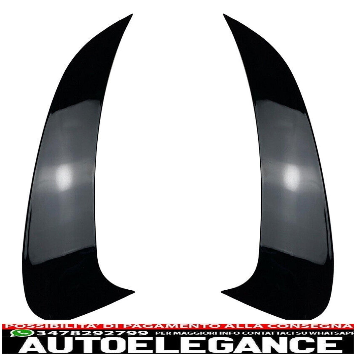 amg ottica flics aero flaps nero adatto per mercedes w206 classe c-mostra il titolo originaletesto originaleamg optik flics aero flaps schwarz passt passt für mercedes w206 c-klasse AUTOELEGANCERICAMBI