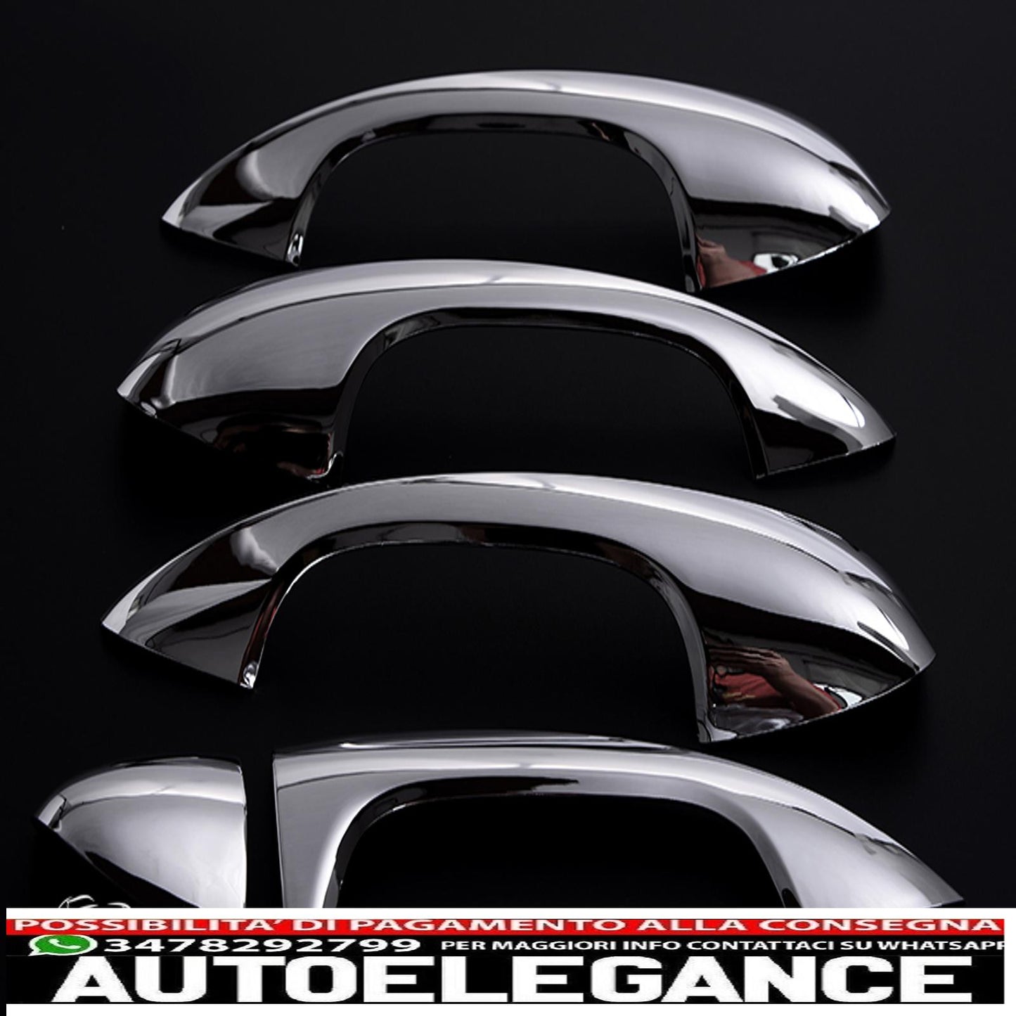 coprimaniglia maniglia torre pannello cromato per mercedes w205 x253 w213-mostra il titolo originaletesto originaleturgriffabdeckungen turgriff chrom blende für mercedes w205 x253 w213 AUTOELEGANCERICAMBI