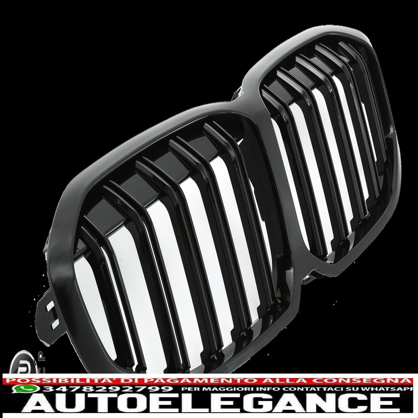 adatto per bmw serie 1 f40 f41 griglia radiatore doppia barra lucida nero-mostra il titolo originaletesto originalepasst für bmw 1er f40 f41 kühlergrill doppelsteg glanz schwarz AUTOELEGANCERICAMBI