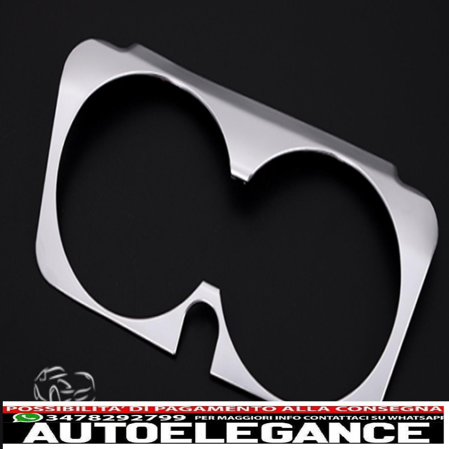 telaio cromato maschera portabevande portabevande per Mercedes W205