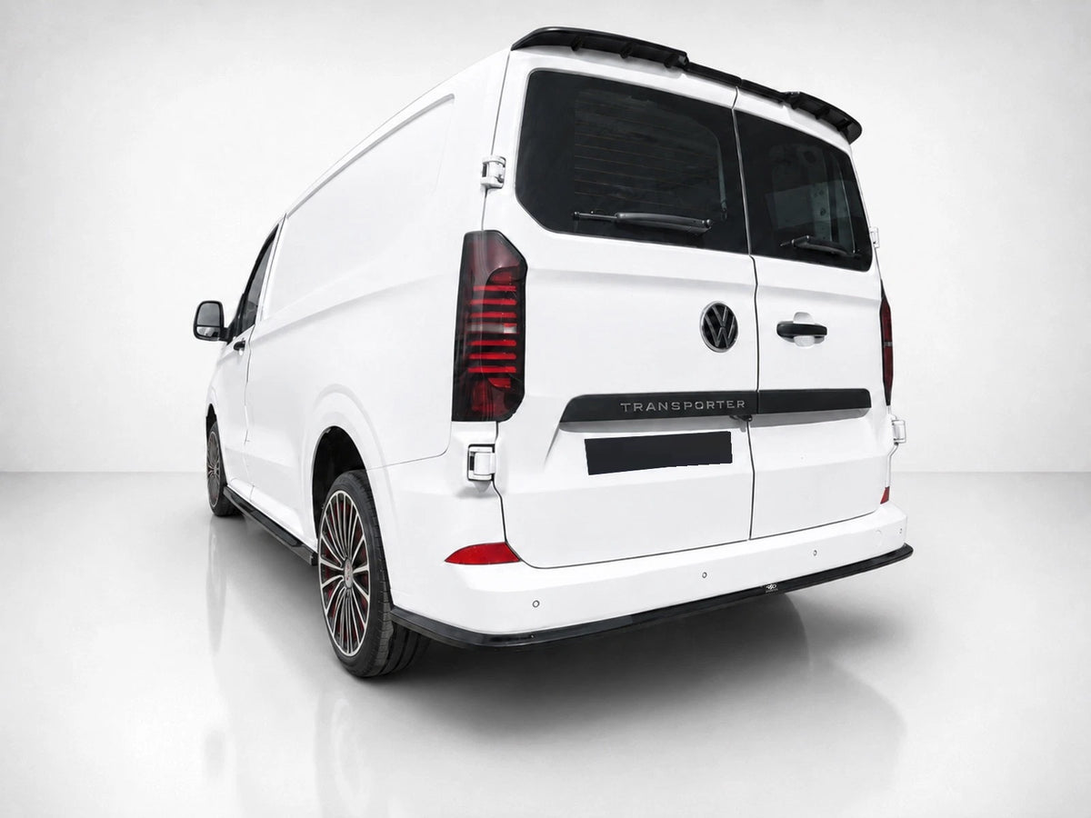 👉Splitter posteriore per Volkswagen Transporter T7 ABS nero lucido👈