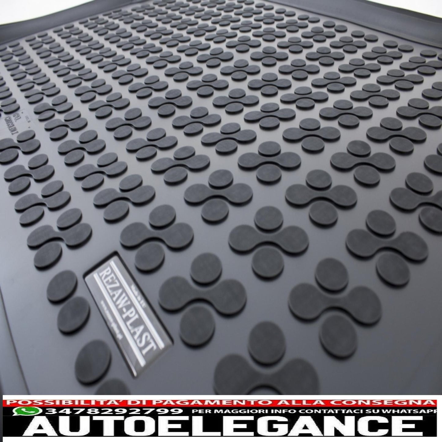 Black trunk mat suitable for opel crossland x 2017-