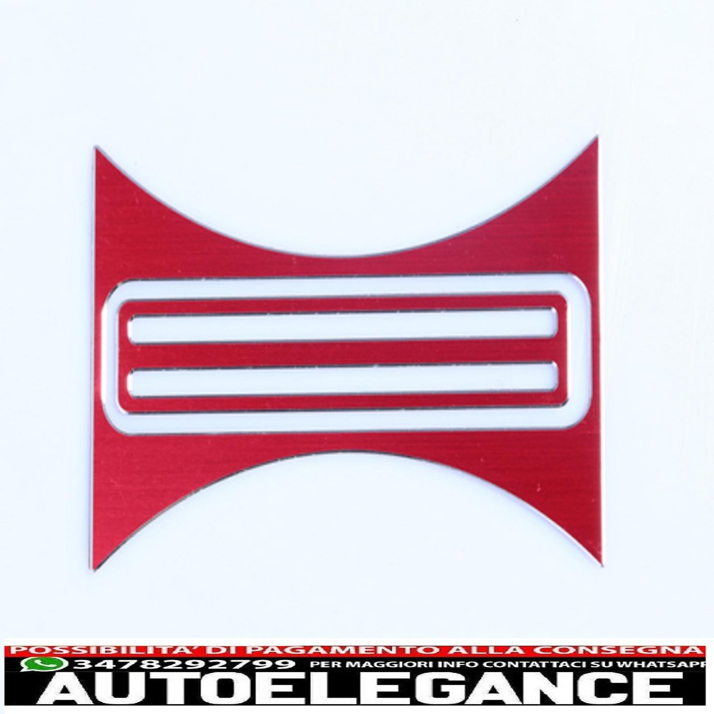 Aluminum frame cup holder red for Mercedes A, B, CLA and GLA - show original titleoriginal textAluminum frame cup holder red for Mercedes A, B, CLA and GLA
