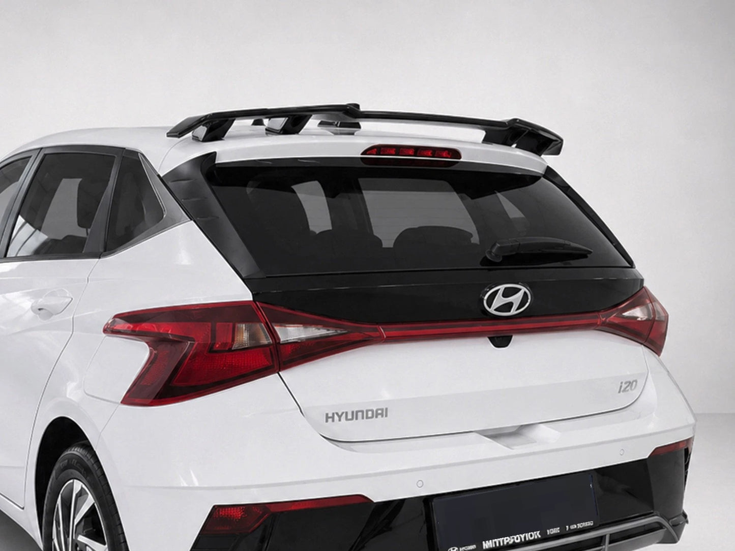 👉SPOILER POSTERIORE TETTO STILE N HYUNDAI I20 MK3 20- IN PU NON VERNICIATO👈