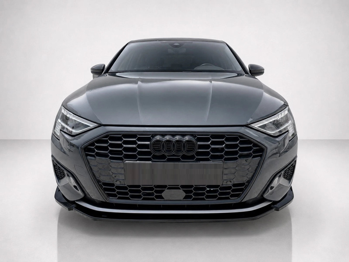 👉Splitter Anteriore per Audi A3 8Y 2020-2024 Nero Lucido👈