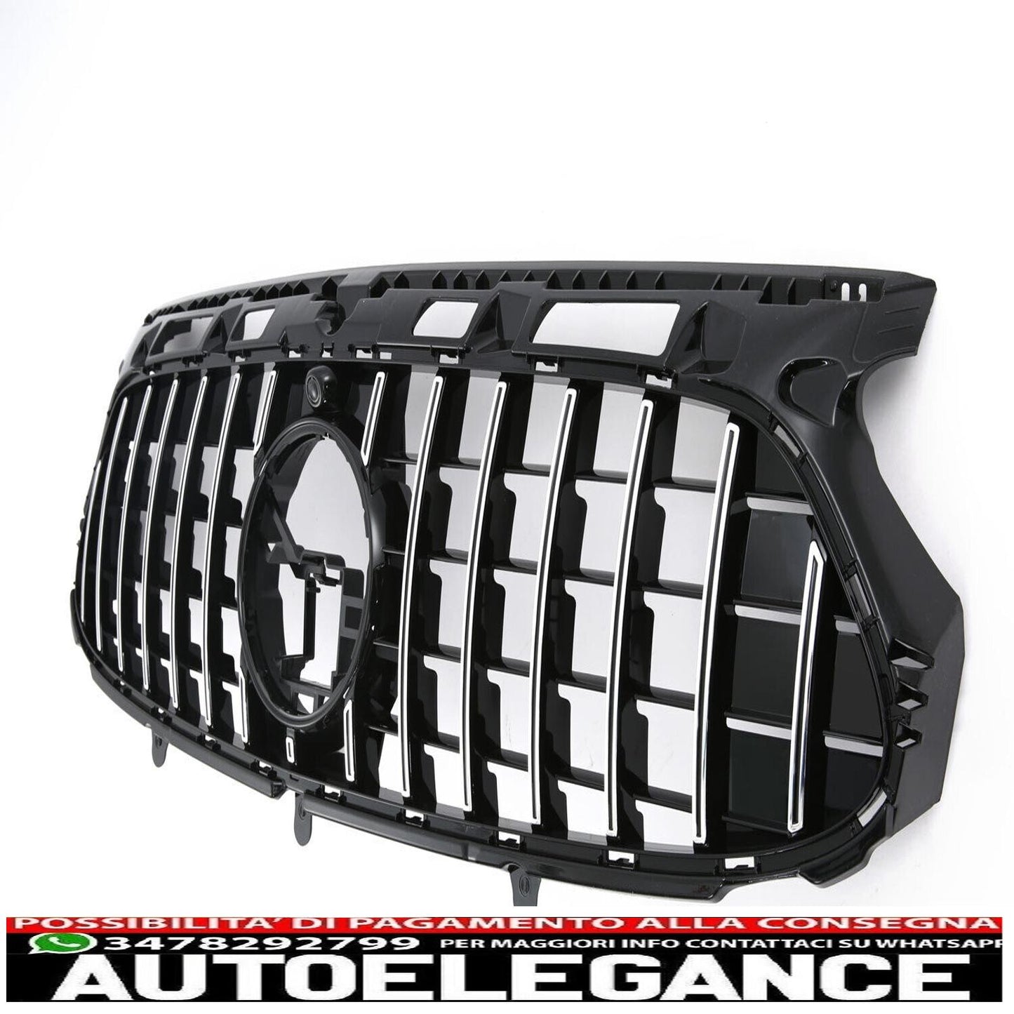 griglia radiatore sport panamericana gt adatta for mercedes h247 gla amg-line-mostra il titolo originaletesto originalesport panamericana gt grill radiatore grille fits for mercedes h247 gla amg-line