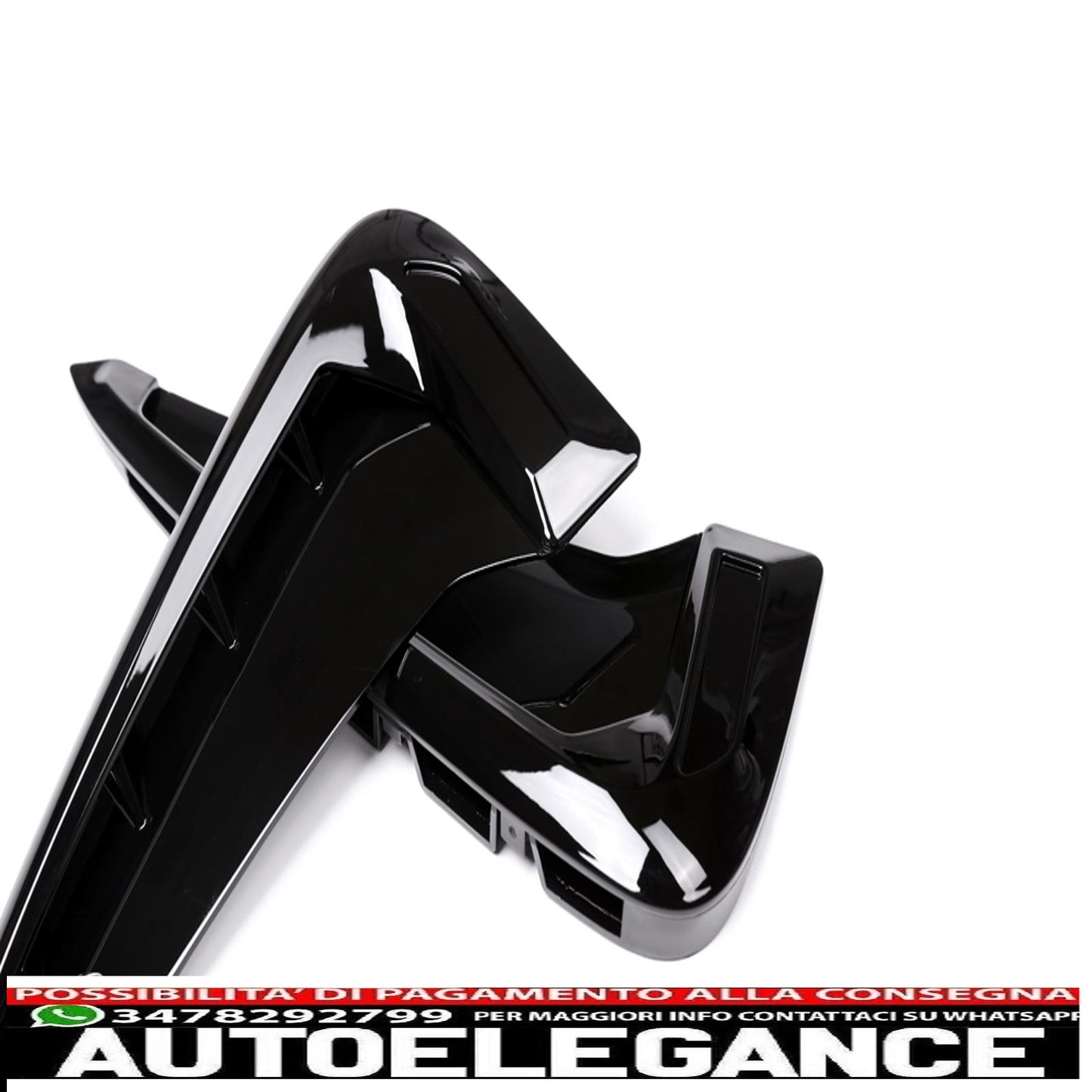 fender air intake gills m-optics glossy black finnish for bmw