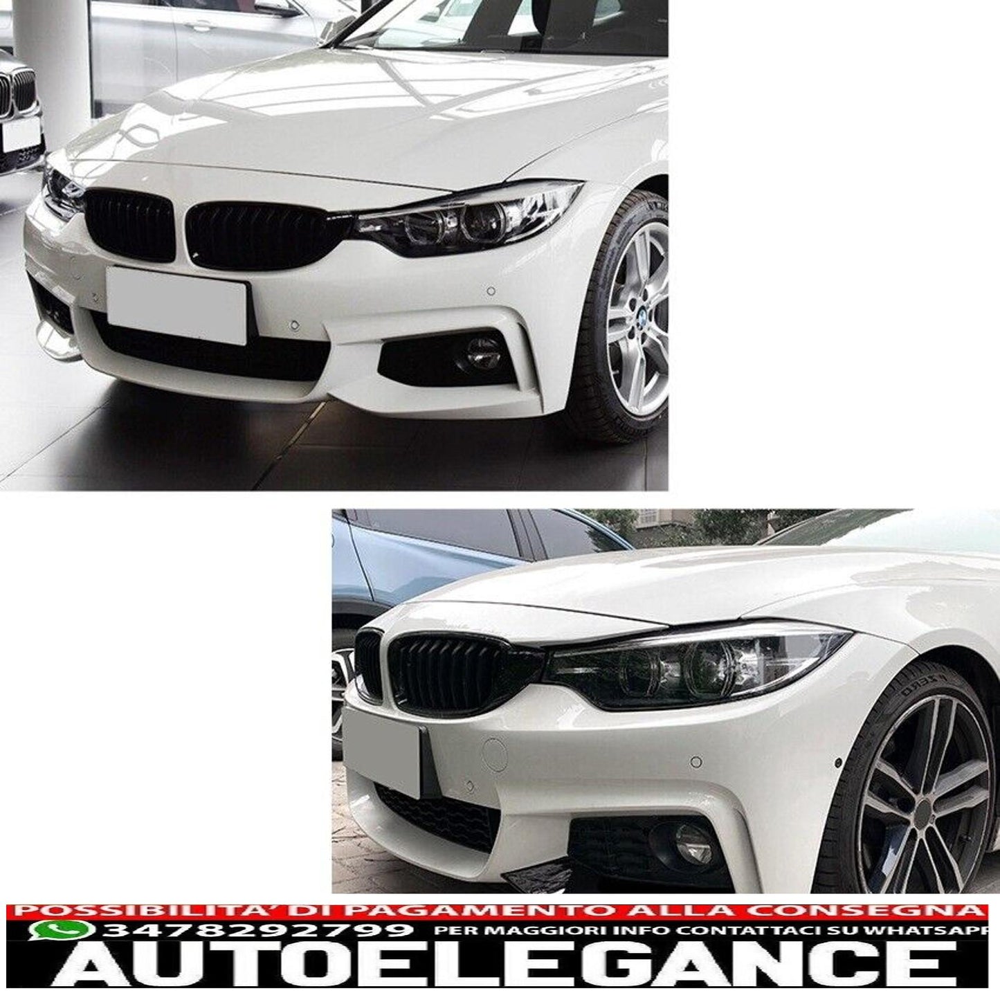 splitter labbro spoiler anteriore adatto per bmw serie 4 f32 f33 f36 con m-tech...-mostra il titolo originaletesto originalesplitter front spoiler spoilerlippe passt für bmw 4er f32 f33 f36 mit m-tech ...
