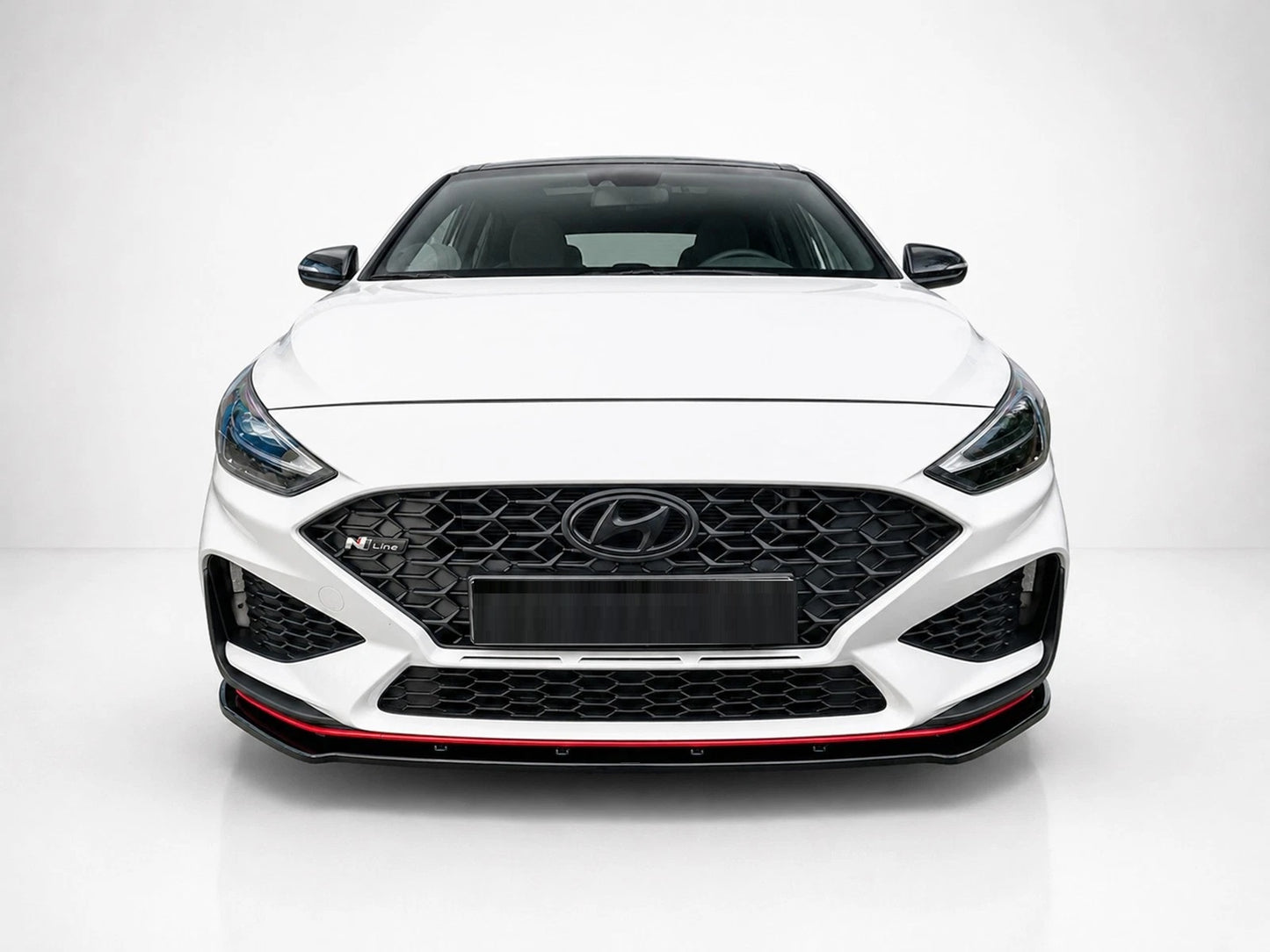 👉SPLITTER ANTERIORE HYUNDAI I30 N N-LINE FACELIFT 2020+ NERO LUCIDO👈