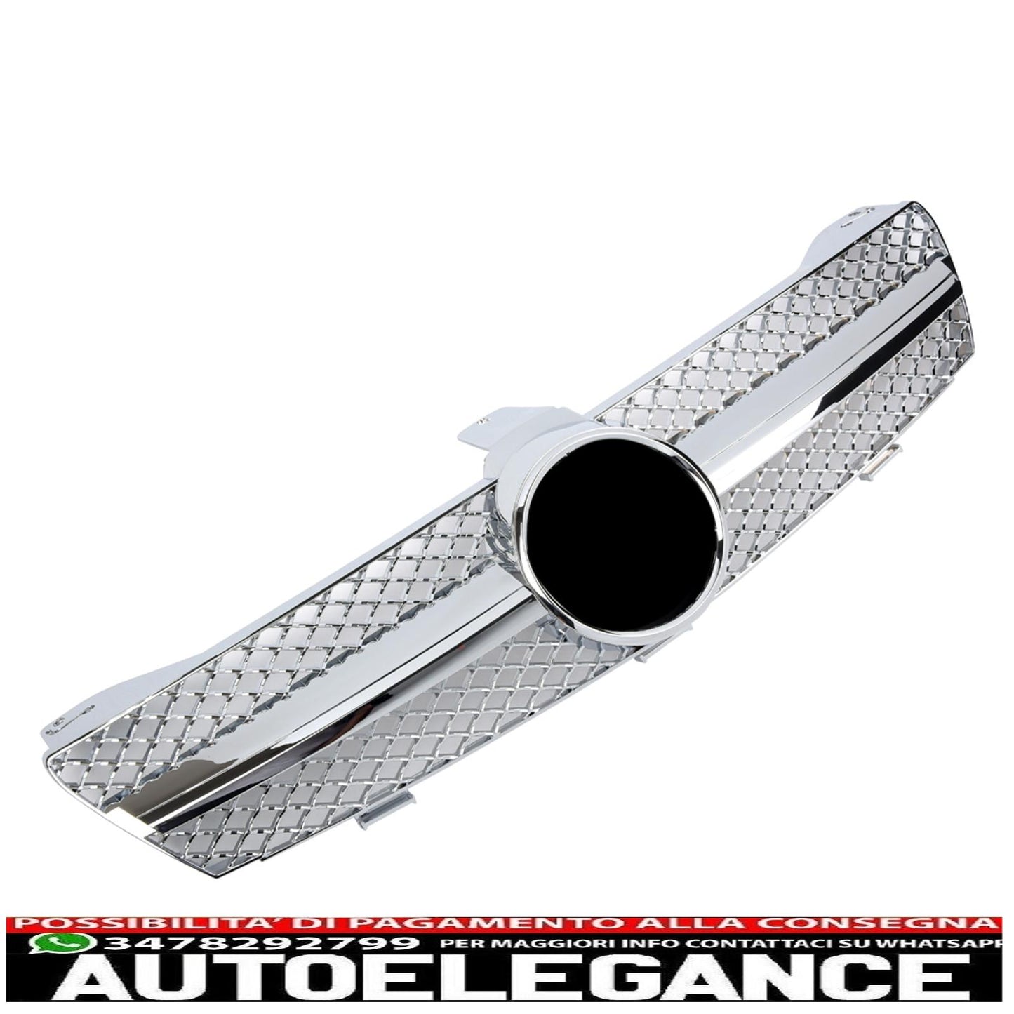 griglia sport griglia radiatore adatto per mercedes w219 cls 2004-2008 cromo-mostra il titolo originaletesto originalegrill sport kühlergrill passt für mercedes w219 cls 2004-2008 chrom