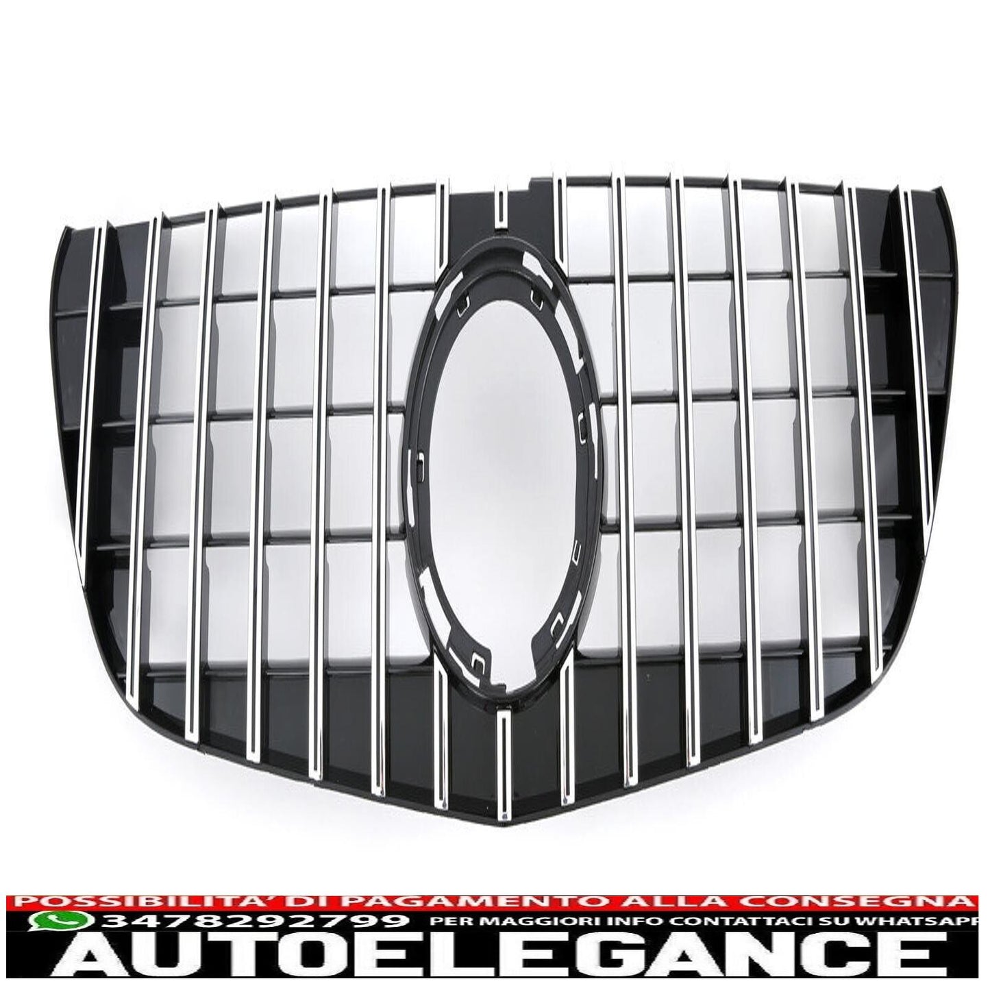 The sporty radiator grille fits the Panamericana optics Mercedes W447 Vito facelift