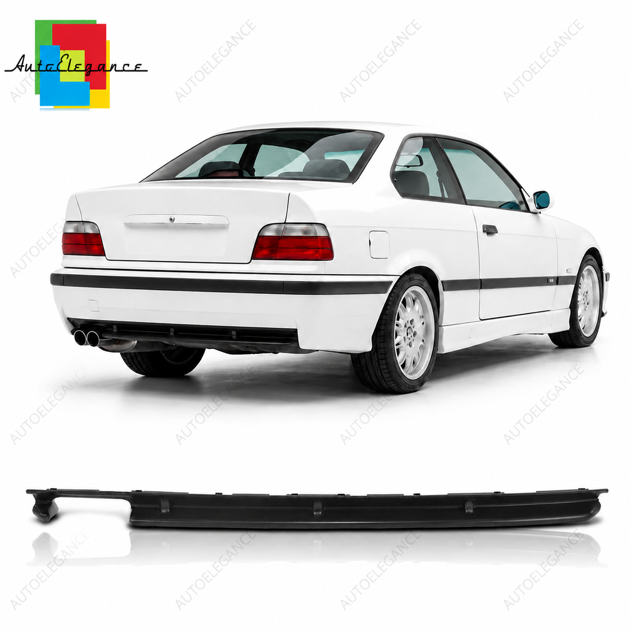 SPLITTER SUITABLE FOR VW GOLF 8 GTI GTD RLINE LOOK GLOSSY BLACK SPORTY DESIGN