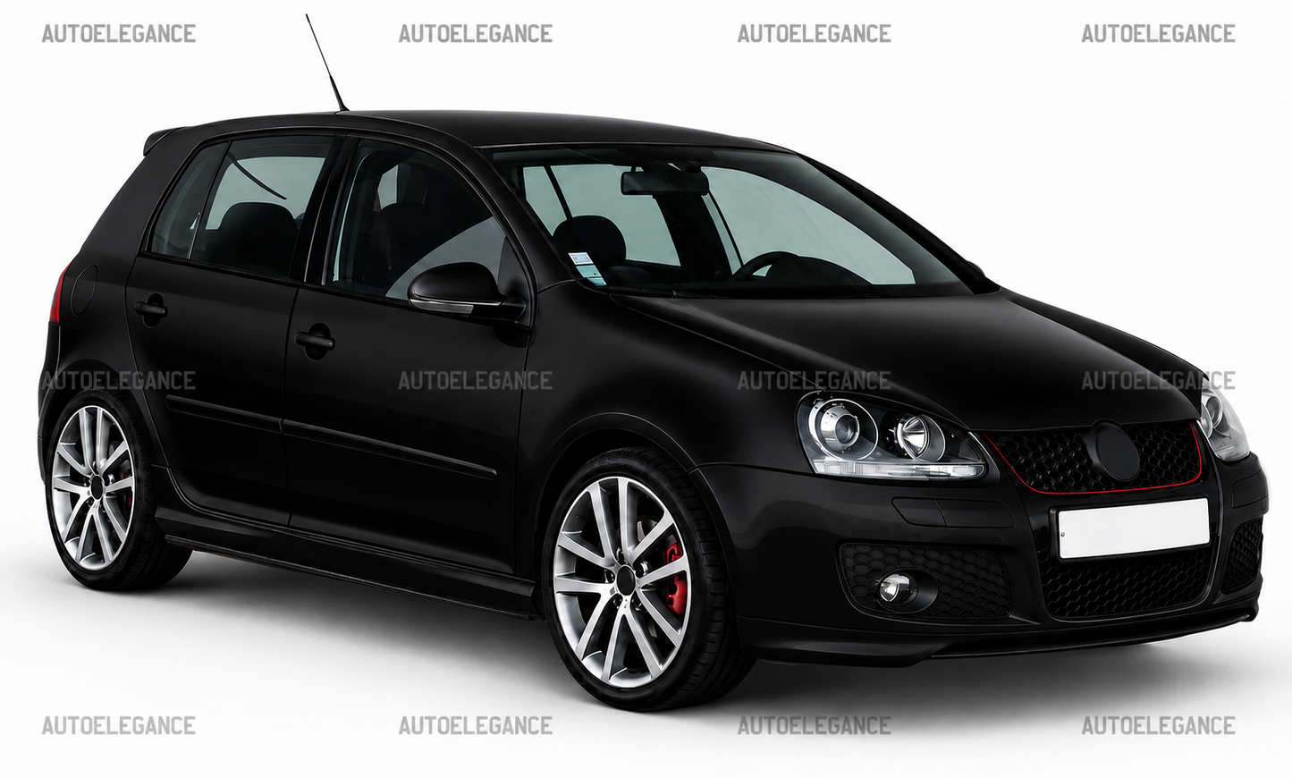 ART. 10128 Minigonne Laterali Nero Lucido per VW Golf 5 2003-2008