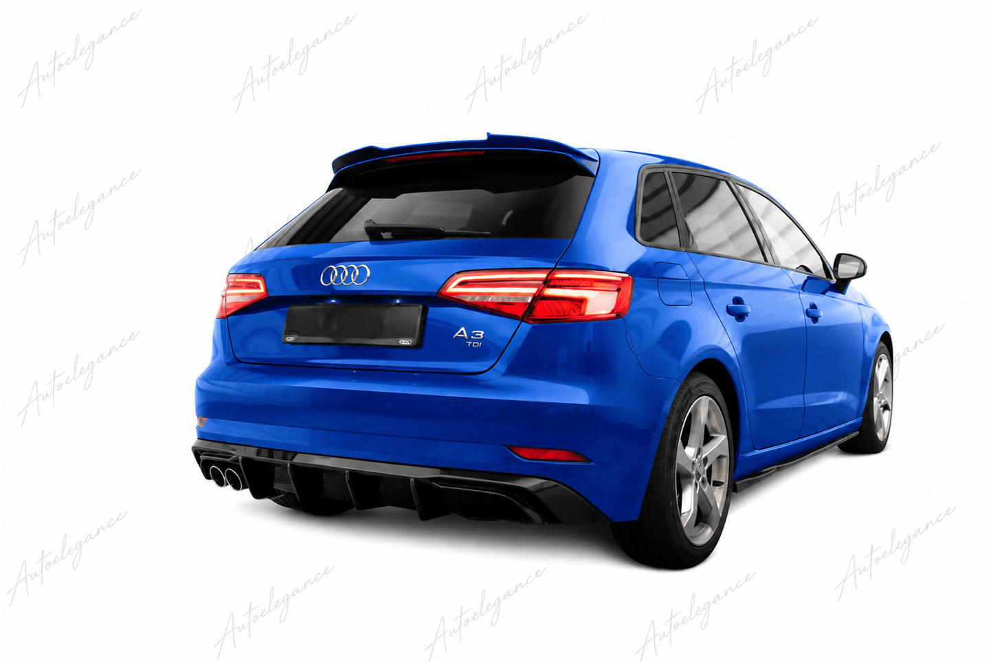 🔥ART.1733 DIFFUSORE RS3 AUDI A3 8V 17+ SOLO STANDARD NERO LUCIDO🔥