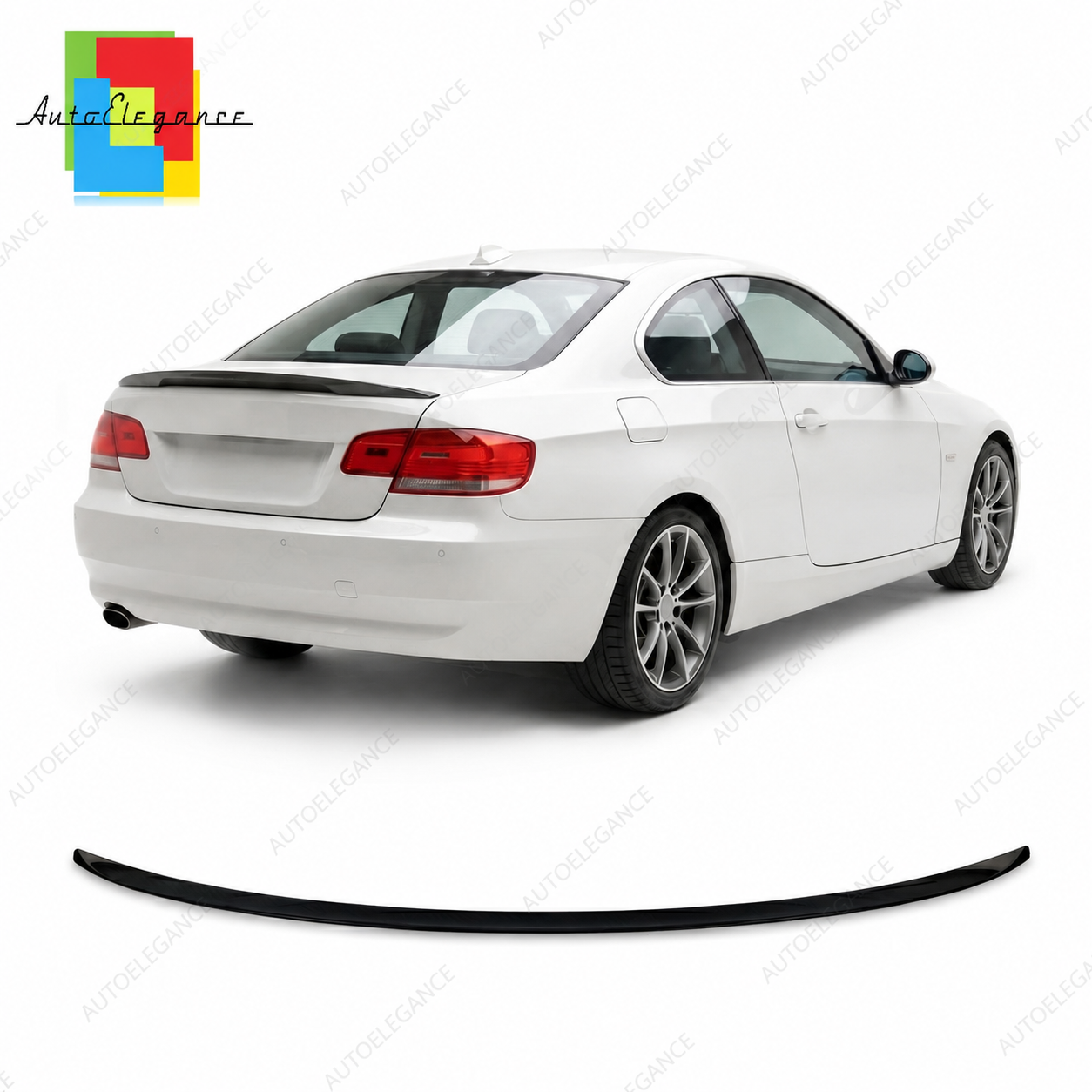SPLITTER SUITABLE FOR VW GOLF 8 GTI GTD RLINE LOOK GLOSSY BLACK SPORTY DESIGN