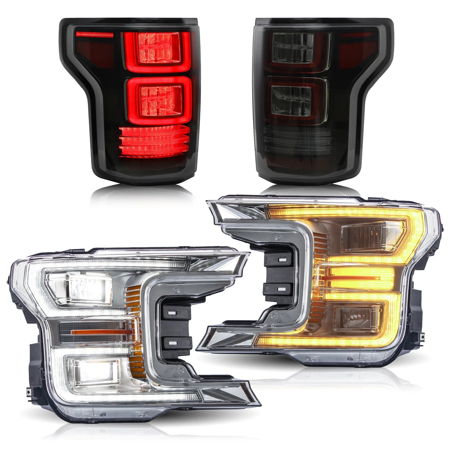 Fari e fanali posteriori Full LED per Ford F150 2018-2020 (non adatti a un rapace)