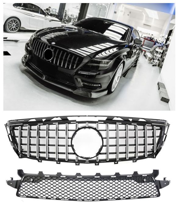 ๐ART.6510 Griglia Adatta Per Mercedes W218 CLS 2011-2014๐