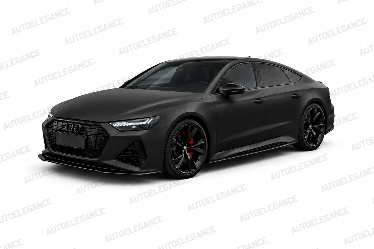 💫SOTTO MINIGONNE AUDI A6 C8 RS6 A7 C8 RS7 19-23 NERO LUCIDO (213cm)💫