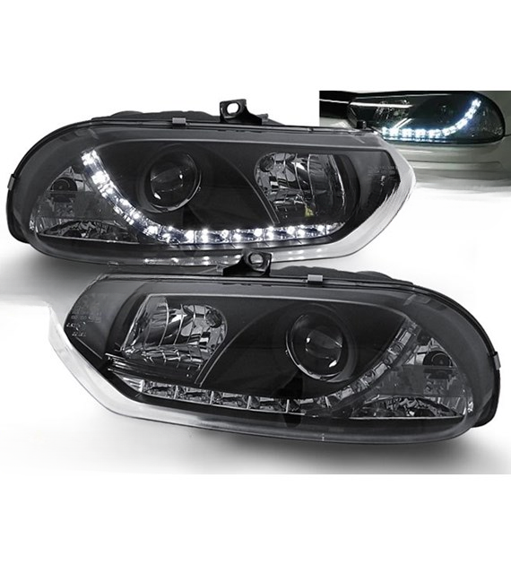 ART.5471 FARI ANTERIORI ALFA ROMEO 156 10.97-06.03 NERO DIURNO