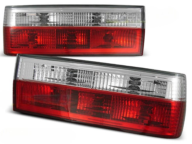 😎FARI POSTERIORI ROSSI BIANCHI ADATTO PER BMW E30 11.82-06.94😎