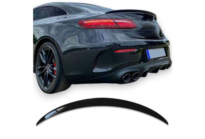 GLOSS BLACK REAR SPOILER for Mercedes C238 E-Class Coupe 2016-2022