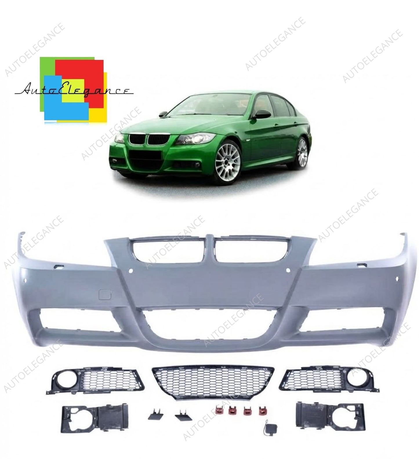 SPLITTER SUITABLE FOR VW GOLF 8 GTI GTD RLINE LOOK GLOSSY BLACK SPORTY DESIGN