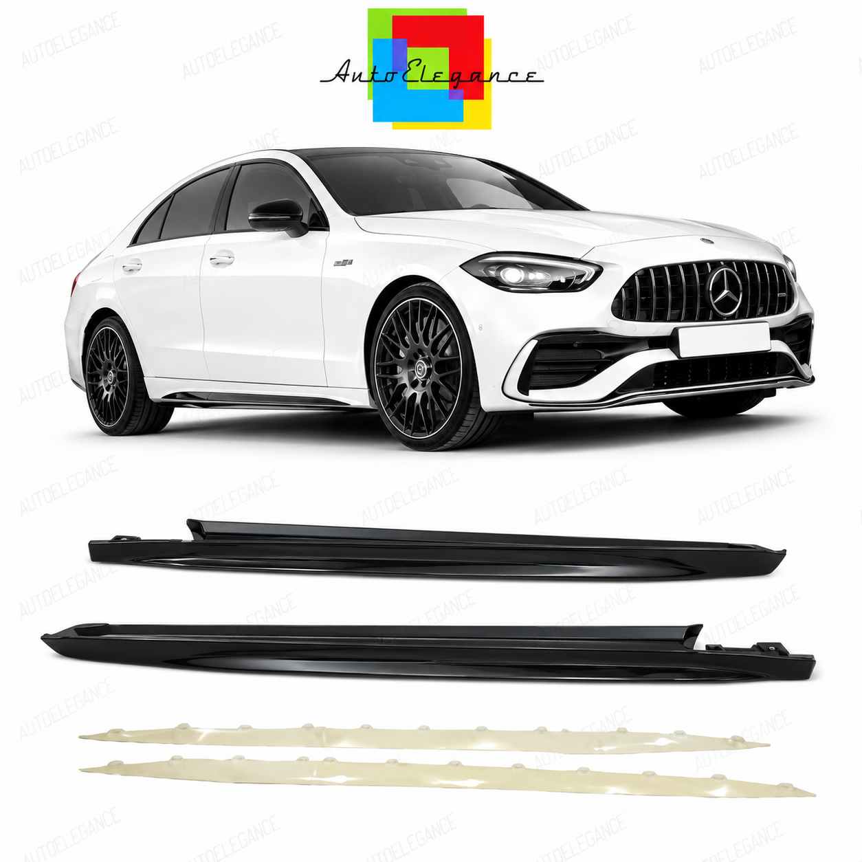 💕MINIGONNE LATERALI MERCEDES W206 21- LOOK AMG C63💕