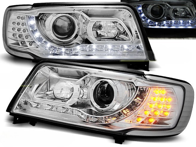 🤩FARI DAYLIGHT CROMATI ADATTO PER AUDI 100 C4 12.90-06.94🤩