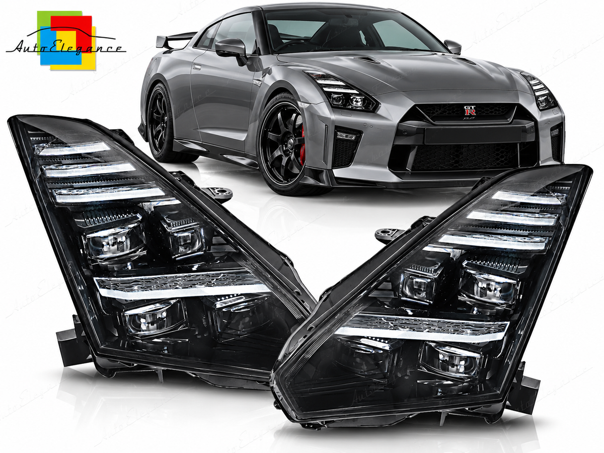 FARI ANTERIORI FULL FULL LED ADATTI PER NISSAN GT-R 08-23