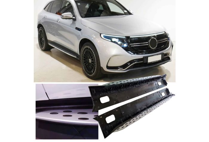 💎Aluminum running boards with anti-slip rubber suitable for Mercedes EQC SUV💎