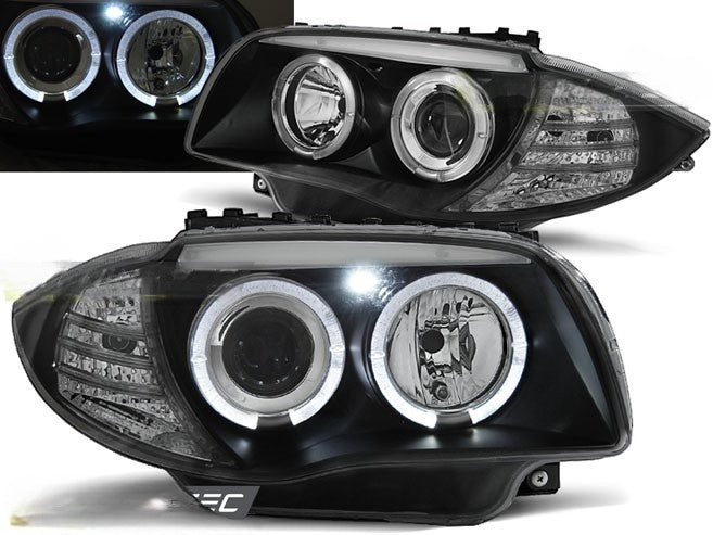 🤩FARI ANGEL EYES NERI ADATTI PER BMW 1 E87/E81/82/88 04-11🤩