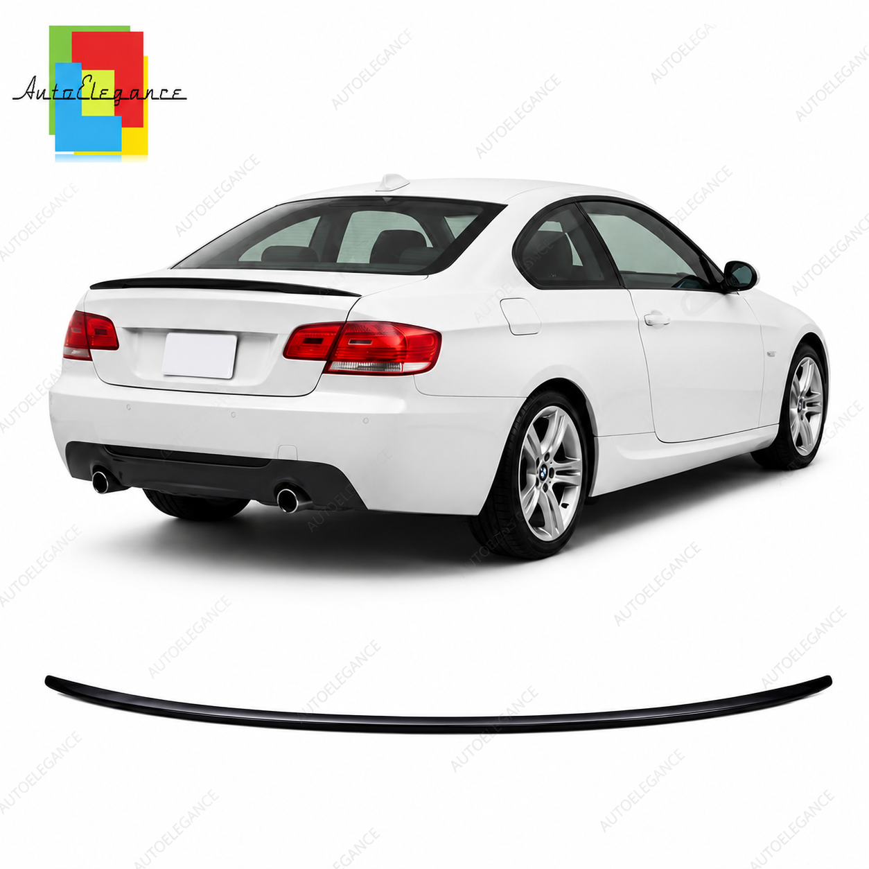 👉Spoiler sul bagagliaio lucido nero adatto per BMW Serie3 E92 Coupé 2006-2013👈