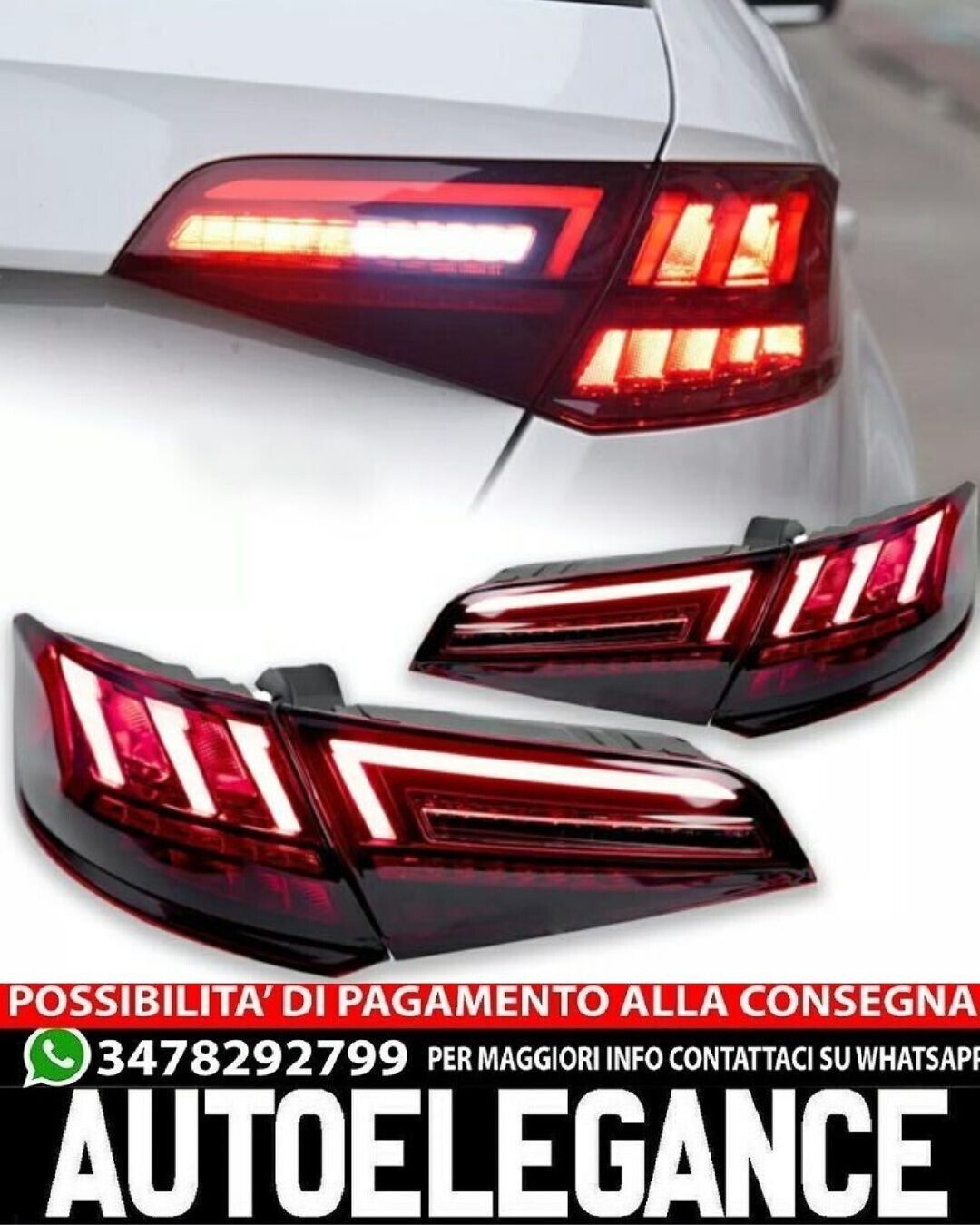 RÜCKLEUCHTEN GEEIGNET FÜR AUDI A3 8V 2012-2019