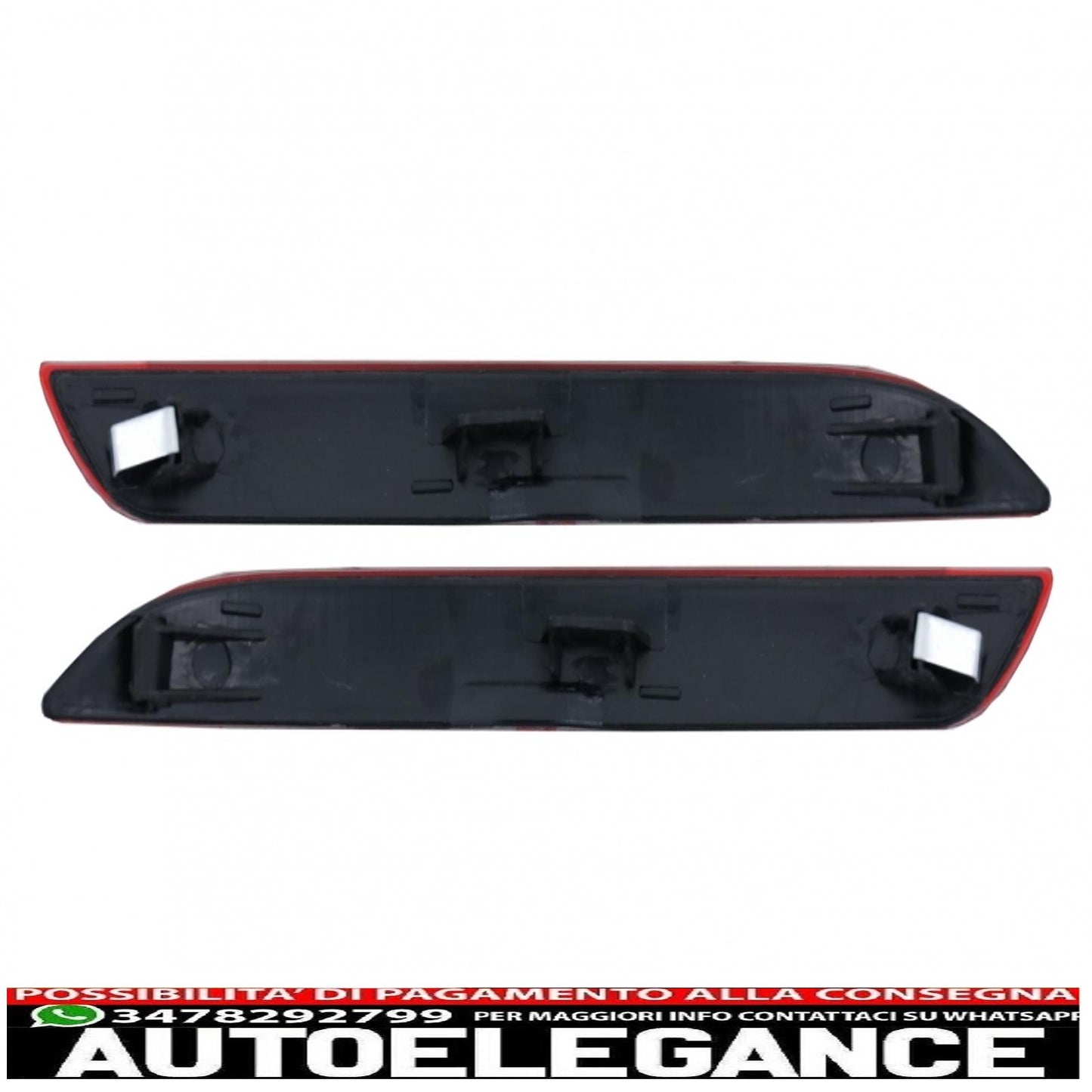 Catarifrangente paraurti posteriore adatto per BMW Serie 5 F10 (2011-up) design m-tech AUTOELEGANCERICAMBI