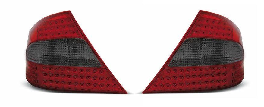 Coppia fari posteriori led mercedes w209 - 2003-2010 rosso fume led
