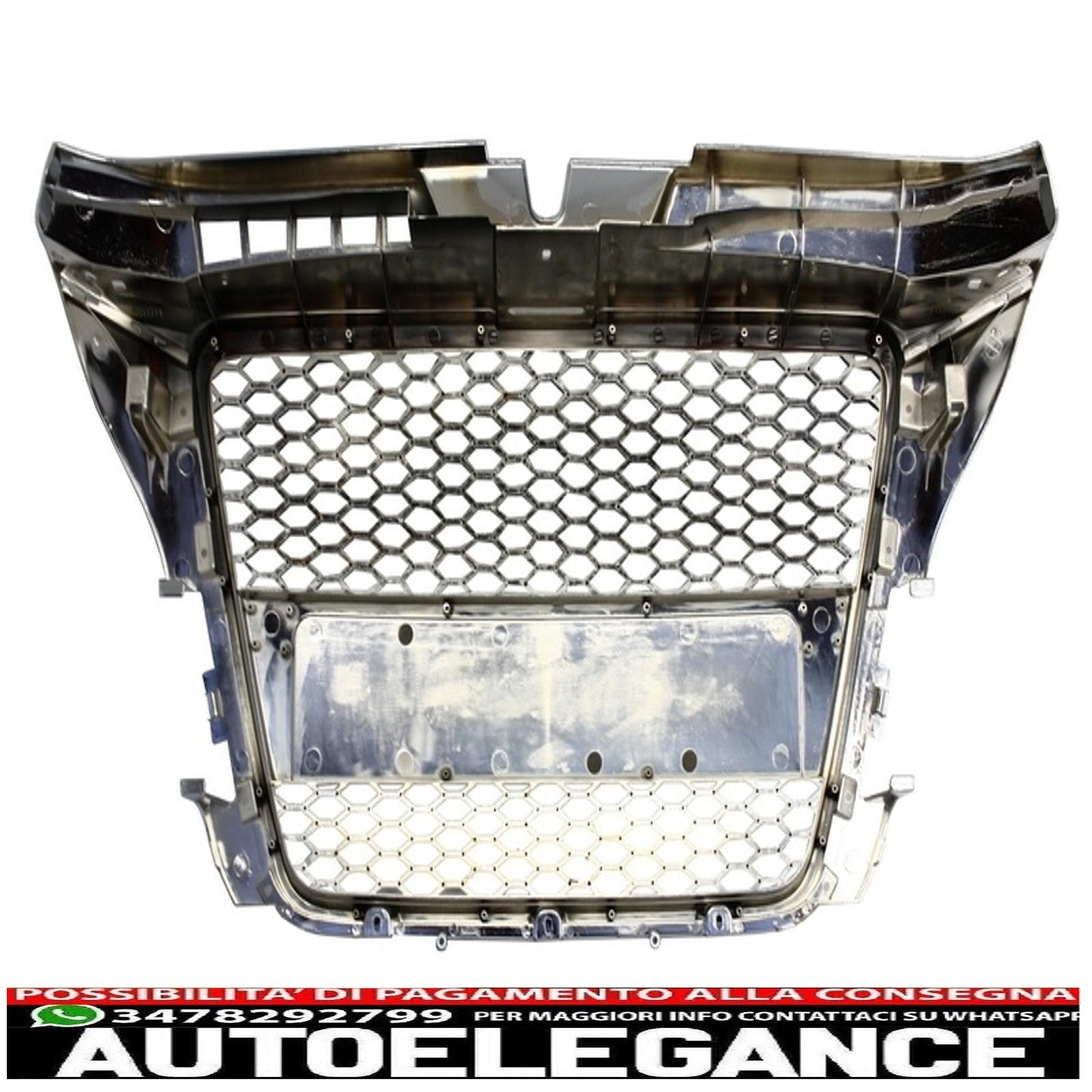 front grille without badge suitable for audi a3 8p facelift (2007-2012) rs design