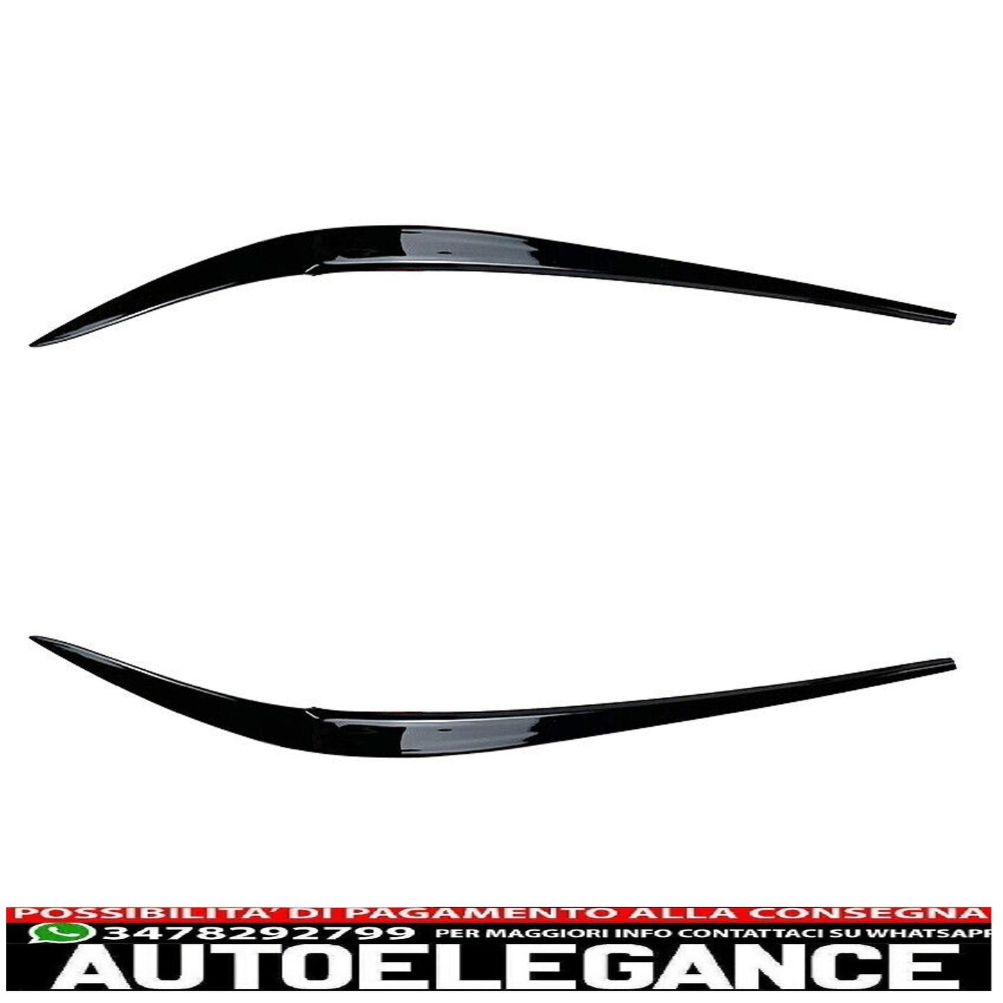 parafanghi gross sguardo nero lucido per bmw serie 3 g20 g21 2019-2022 (...-mostra il titolo originaletesto coprifari originali evil eye black gloss per bmw serie 3 g20 g21 2019-2022 (...