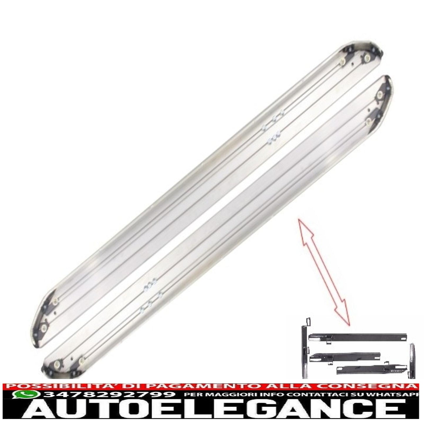 Side Step Running Board Brackets Suitable for Nissan X-Trail III (T32) (2013-up)