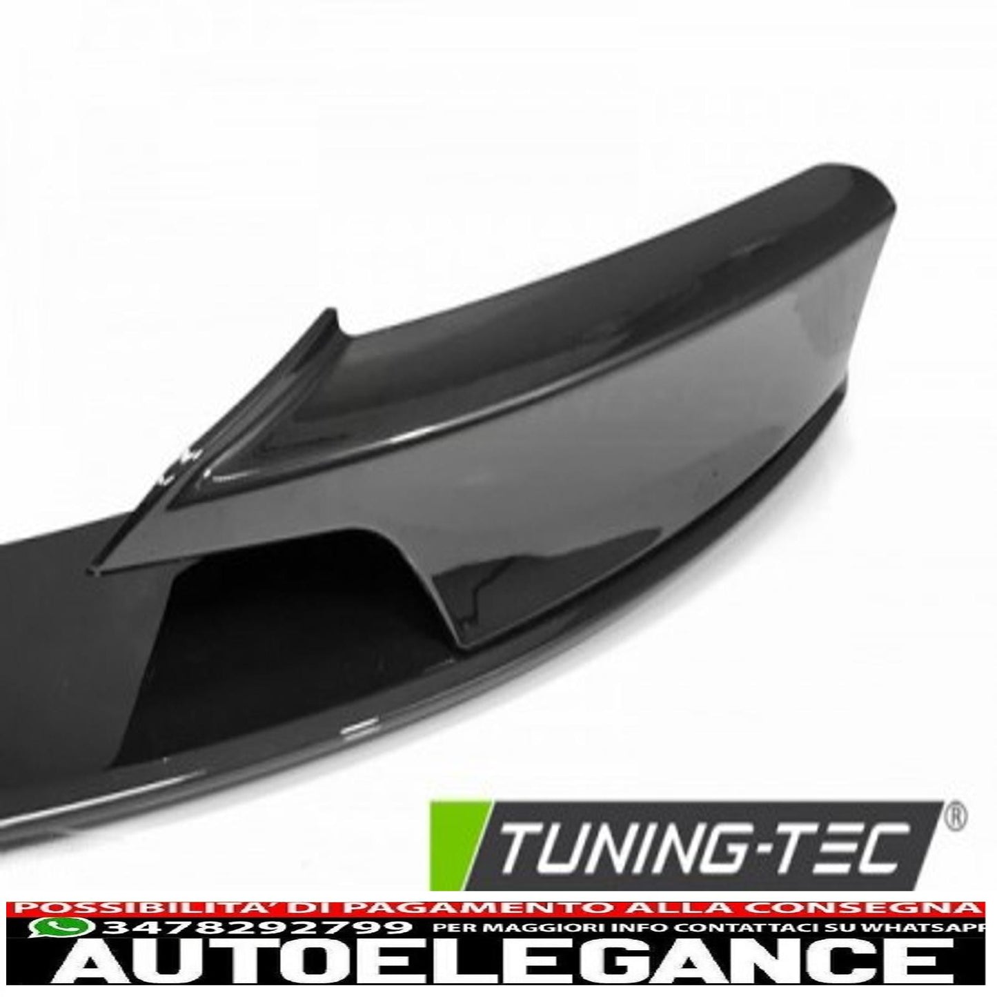 front spoiler performance style glossy black suitable for bmw f30/f31 11-